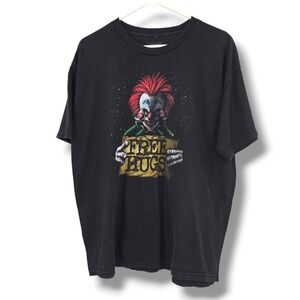 Killer Clowns From Outer Space Black T-shirt Free Hugs Clown Graphic XL